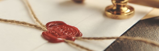 Envelope with Wax Stamp